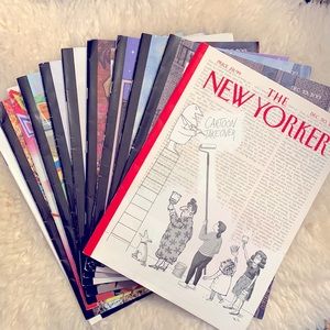 Set of 11 New Yorker Magazines, 2019